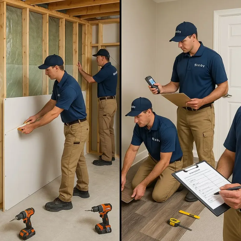 Repairs and Reconstruction process in New City, NY